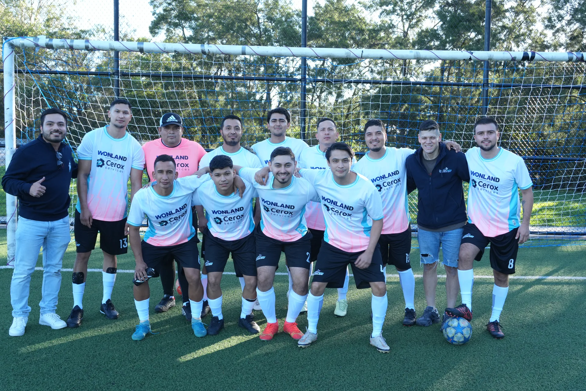 Equipo Wonland Cerox en la Soccer Cup 2026